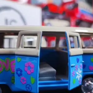 Voiture Miniature Welly 1:36 Diecast Volkswagen T1 Flowers Bus Model 13 IMG 20250219 160532
