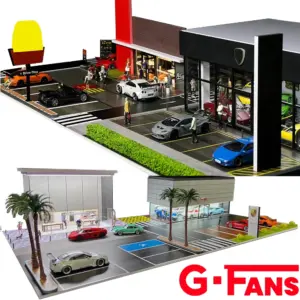 1:64 Scale Mini Car Garage Display Case 35 S0043946631854b29984135ab31d6a5eey 3