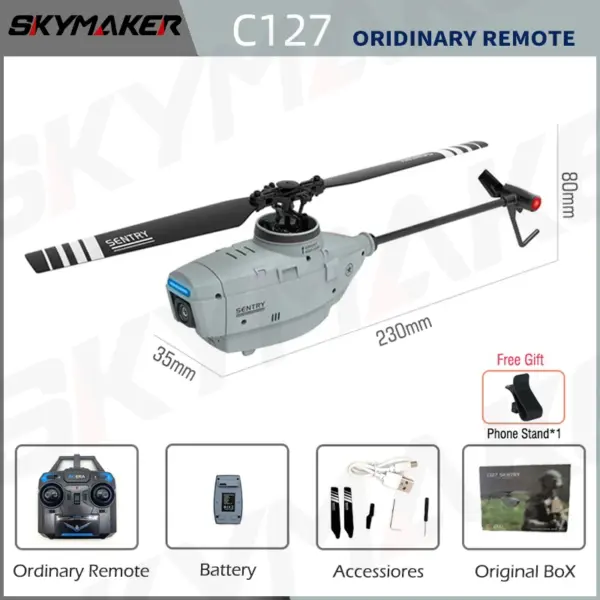 C127AI C127 C128 RC Helicopter with Camera - Image 10