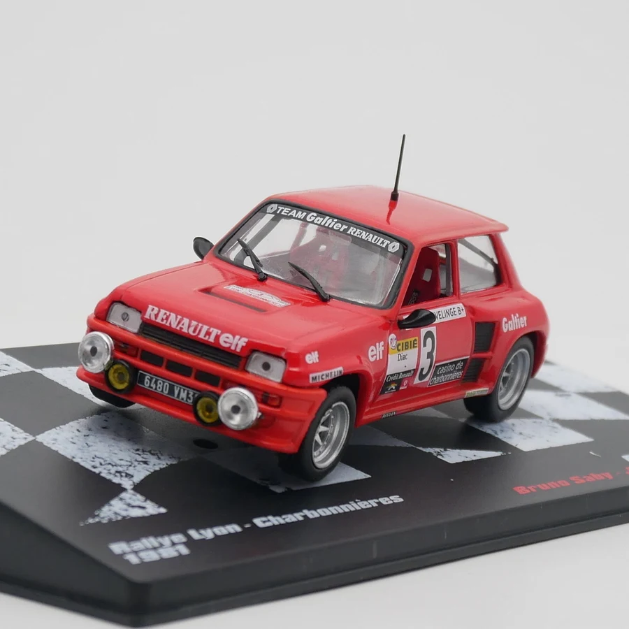 Diecast Ixo 1:43 Renault 5 Turbo Rally Model 6 Diecast Ixo 1:43 Renault 5 Turbo Rally Model - Image 6
