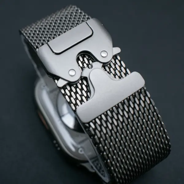 Titanium Milanese Loop Strap for Apple Watch - Image 3