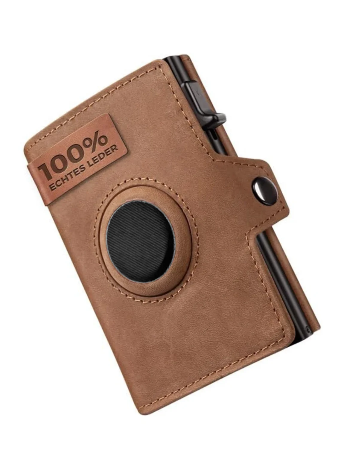 Men's Leather Wallet with RFID and AirTag Slot 7 Men's Leather Wallet with RFID and AirTag Slot - Image 7