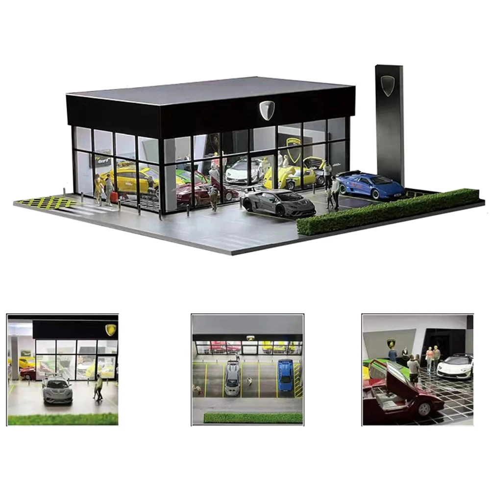 1:64 Scale LED Car Garage Diorama Model 26 1:64 Scale LED Car Garage Diorama Model - Image 26