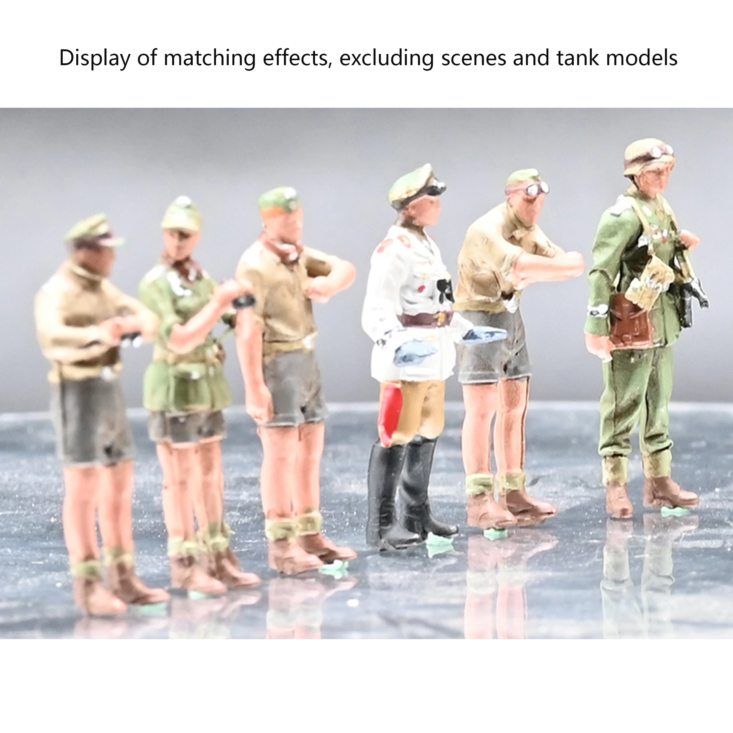 1/72 German African Legion Commander Figurine Set 2 1/72 German African Legion Commander Figurine Set - Image 2