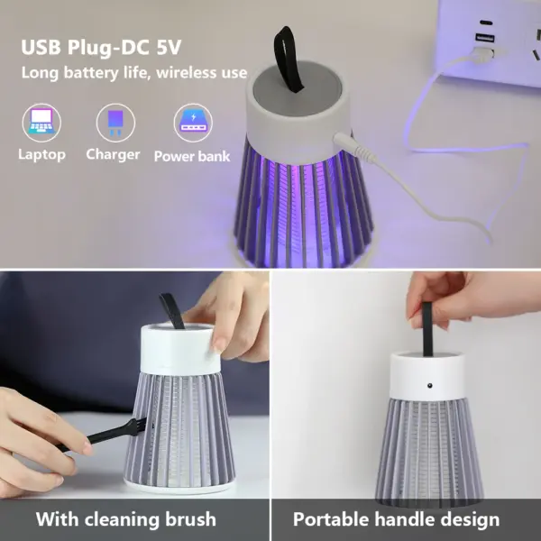 USB Electric Mosquito Killer Lamp Zapper - Image 3