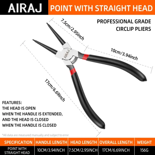 Multi-Functional Circlip Pliers for Spring Clamps - Image 10