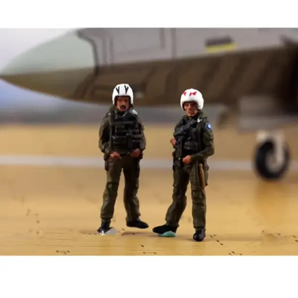 1/72 Scale American Fighter Pilot Action Figures Set - Image 4