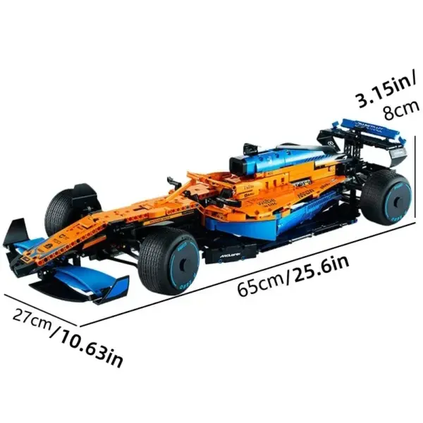 1431pcs F1 Race Car Model Building Blocks Set - Image 6