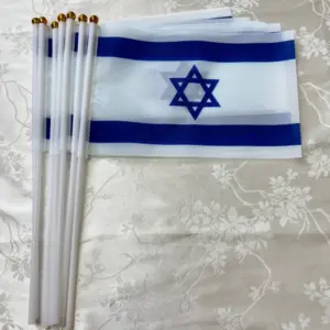 CZY Israel Hand-Waved Flag 14x21cm 7 S02b7995c0fce40969380935fb6eb95ea1