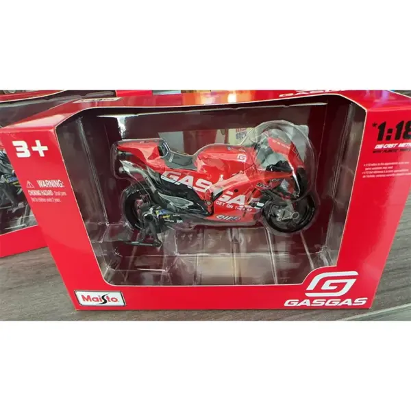 Maisto 1:18 Red Bull KTM Moto GP Miniature Model - Image 9