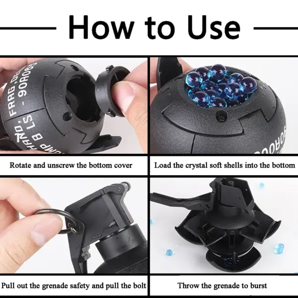 Set of 5 Tactical Airsoft Grenade Models - Image 5