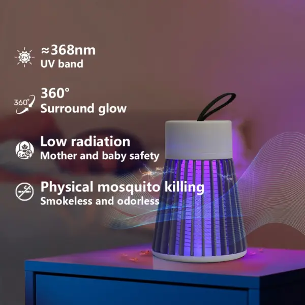 USB Electric Mosquito Killer Lamp Zapper - Image 4
