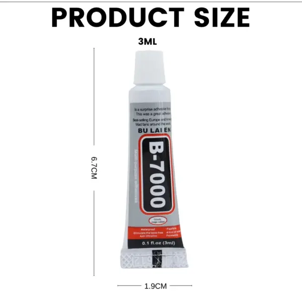B-7000 3ML Clear Craft Glue for Repairs - Image 2