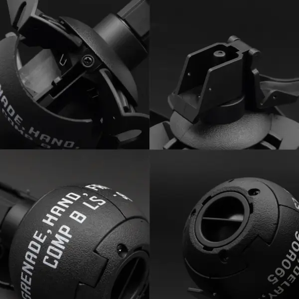 Tactical M67 Grenade Model Set with Clip - Image 4
