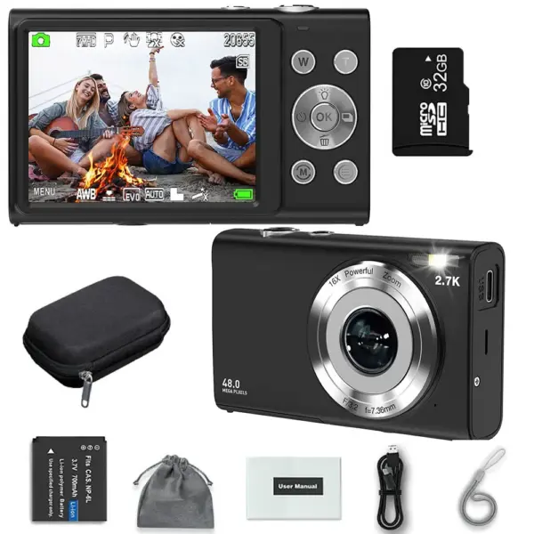 4K Digital Camera with 48MP Resolution for Enthusiasts - Image 9