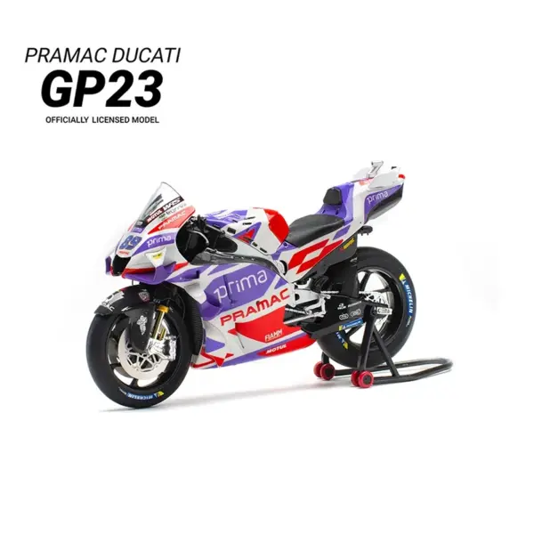 Kiloworks 1:12 Ducati Pramac GP23 Motorcycle Model - Image 3