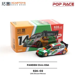POPRACE 1:64 Civic EG6-JACCS Diecast Model 9 S04ff800c62cb46cc95db36699ca795287