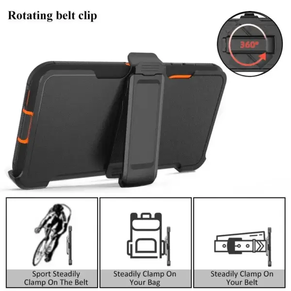 3-in-1 Heavy Duty Phone Case for Samsung Galaxy - Image 3