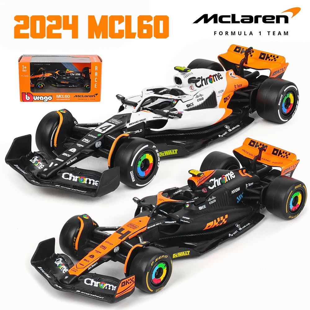 Bburago 1:43 McLaren F1 2024 Model 2 Bburago 1:43 McLaren F1 2024 Model - Image 2
