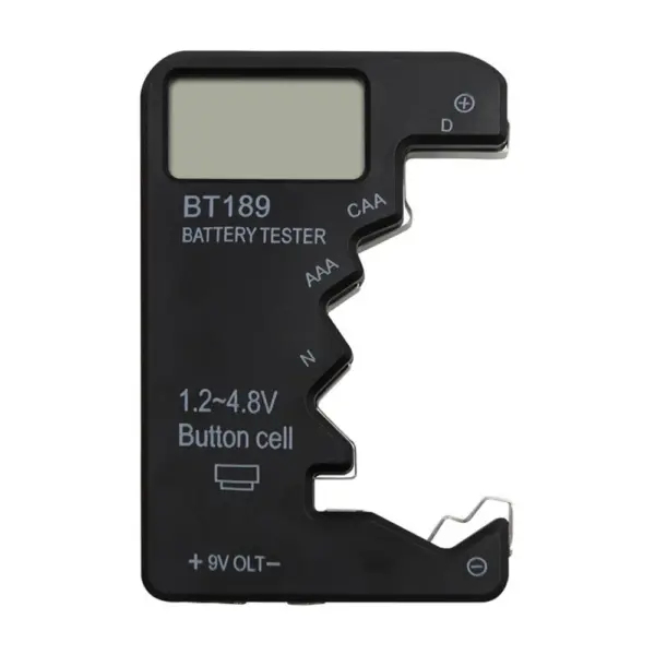 BT189 9V & Button Battery Tester with LCD Display - Image 7