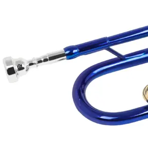 Gold-Plated Bb Trumpet with Case and Mouthpiece 18 S0586a97ced7546768e0ff84dedc38627F