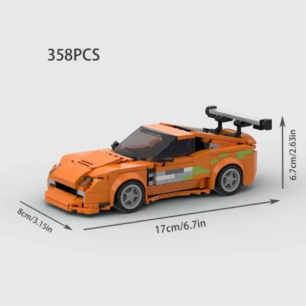 Stylized Building Block Toy Car - Image 24