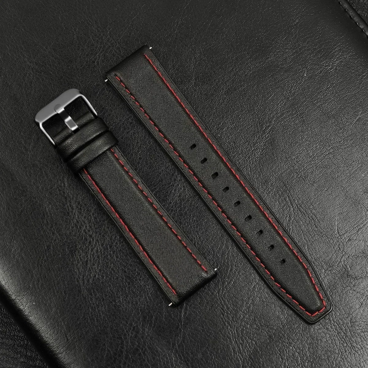 Silicone Leather Strap for Huawei Watch GT4 5Pro 16 Silicone Leather Strap for Huawei Watch GT4 5Pro - Image 16