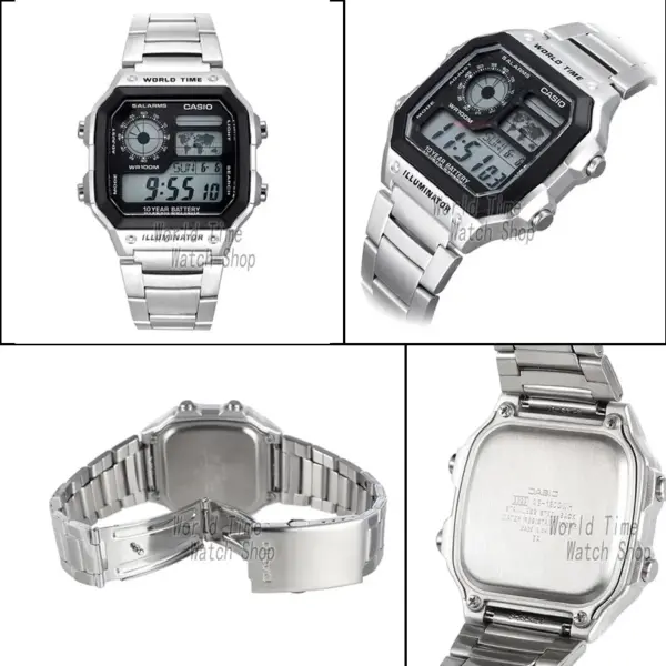 Casio Digital Wristwatch with World Time Feature - Image 6