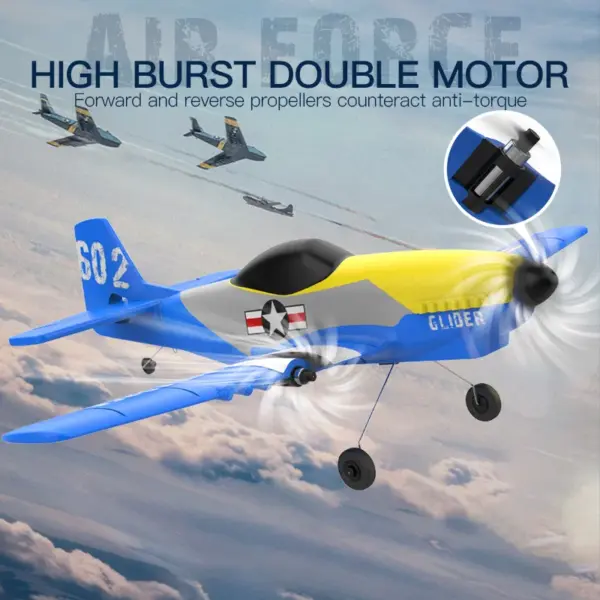 RC Model Airplane KF602 with 150m Control - Image 4