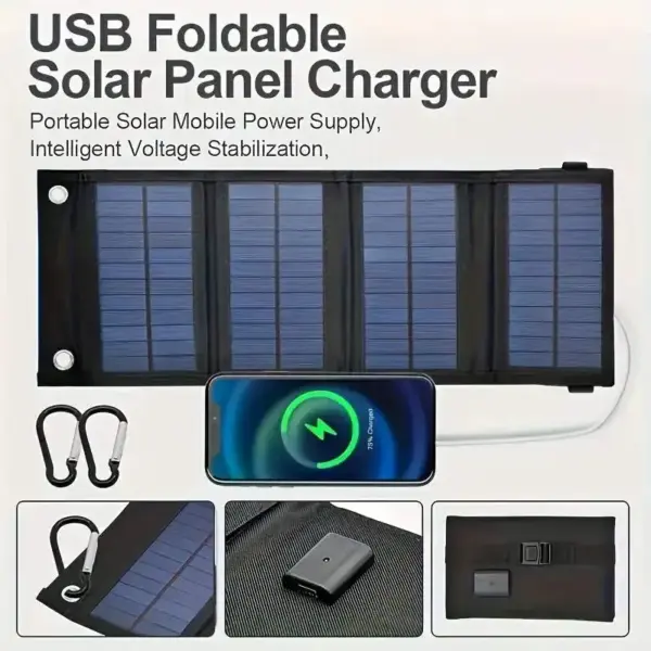 Portable Foldable Solar Panel for Travel - Image 3