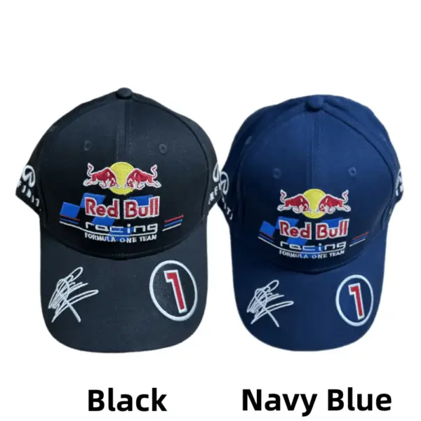 Red Bull Embroidered Baseball Cap F1 Model - Image 3