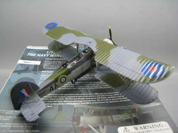1/72 Scale Diecast Royal Airforce Swordfish Model - Image 6