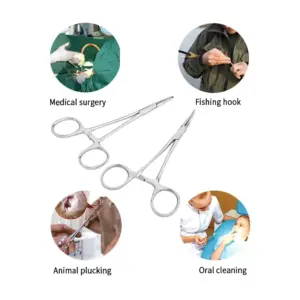 Stainless Steel Hemostatic Forceps for Precision 13 S06f467c624f648f38ca1a733d2e561023