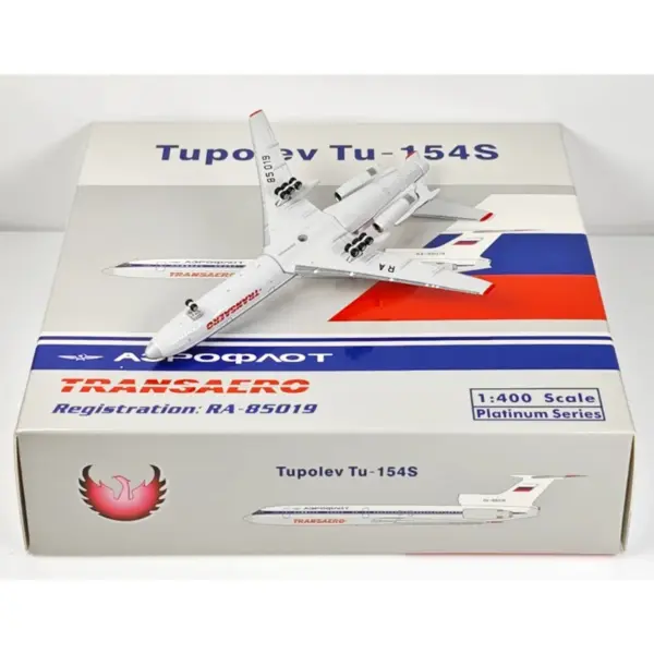 Tupolev Tu-154S Diecast Model 1:400 Scale - Image 6