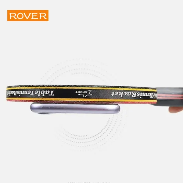 Professional Table Tennis Racket Set with Case - Image 4
