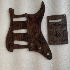 Hand-Carved Rosewood Guitar Pickguard Set 10 S07804e00770a4e02ad59b63472ee19f3O
