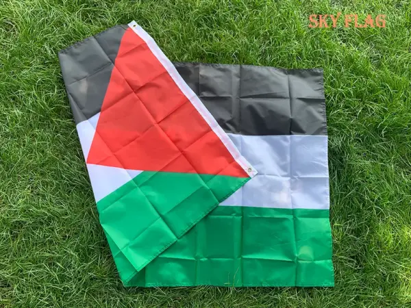 Large Palestine Flag 150x90cm Polyester Banner - Image 5