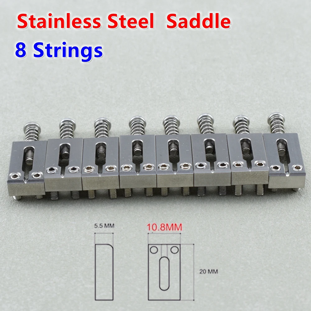 Electric Guitar Bridge Saddles Set 10.5MM/10.8MM 16 Electric Guitar Bridge Saddles Set 10.5MM/10.8MM - Image 16