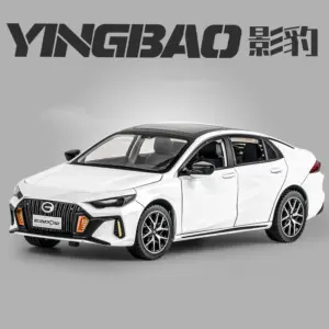 1:24 EMPOW White Sedan Diecast Model Car 16 S081c93970d2f4b30b0a1bf641f648b9dy