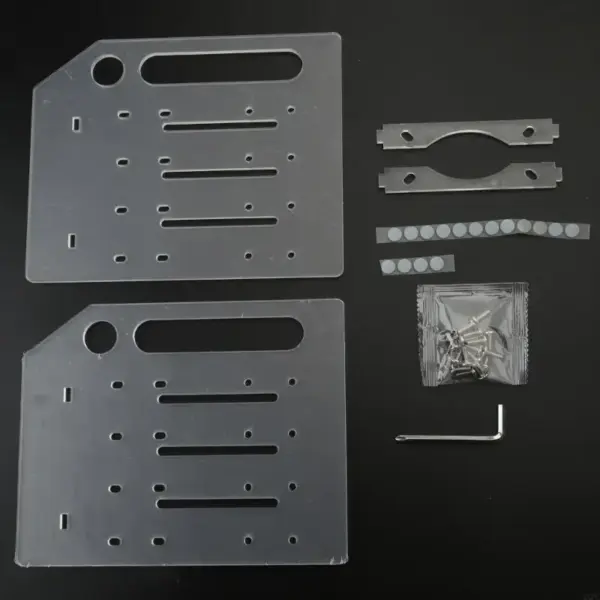 Multi-Layer Hard Drive Storage Rack with Fan Space - Image 2