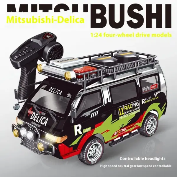 1/24 Scale 4WD RC Climbing Car with Lights - Image 8