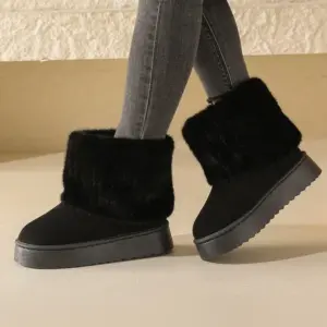 Women's Winter Faux Suede & Faux Fur Ankle Boots 10 S093641324b774c658cd2dbdc78192b30U