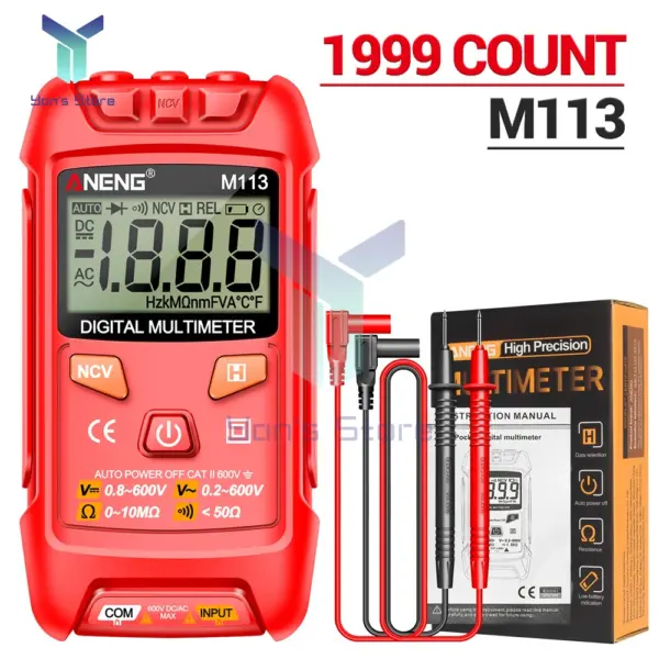 1Pcs ANENG M113 Digital Multimeter for Electrical Testing - Image 9