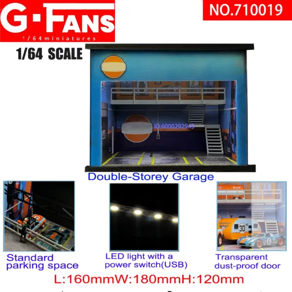 1/64 Scale Car Garage Diorama Display Model - Image 15