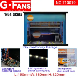 1:64 Scale Mini Car Garage Display Case 58 S094650380e3b4dbba40b18ffc5c63260c 16
