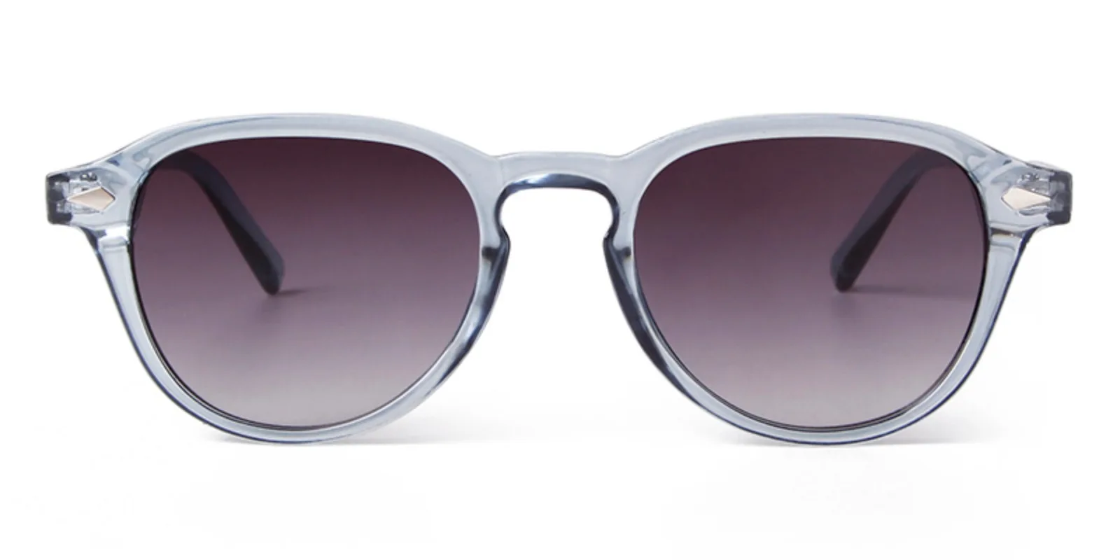 Transparent Rivet Round Sunglasses for Women Men 9 Transparent Rivet Round Sunglasses for Women Men - Image 9