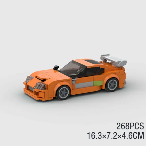 Stylized Building Block Toy Car - Image 60
