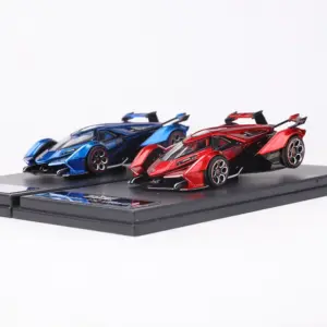 1:64 V12 Vision GT Green/Black Diecast Model 10 S09a7302d7c8c474b81b340670056fdeaV