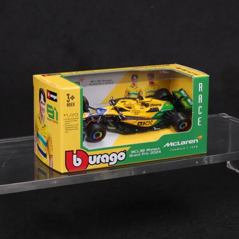 Mclaren Mcl38 F1 Diecast Model 1:43 Monaco 24 Mclaren Mcl38 F1 Diecast Model 1:43 Monaco - Image 24