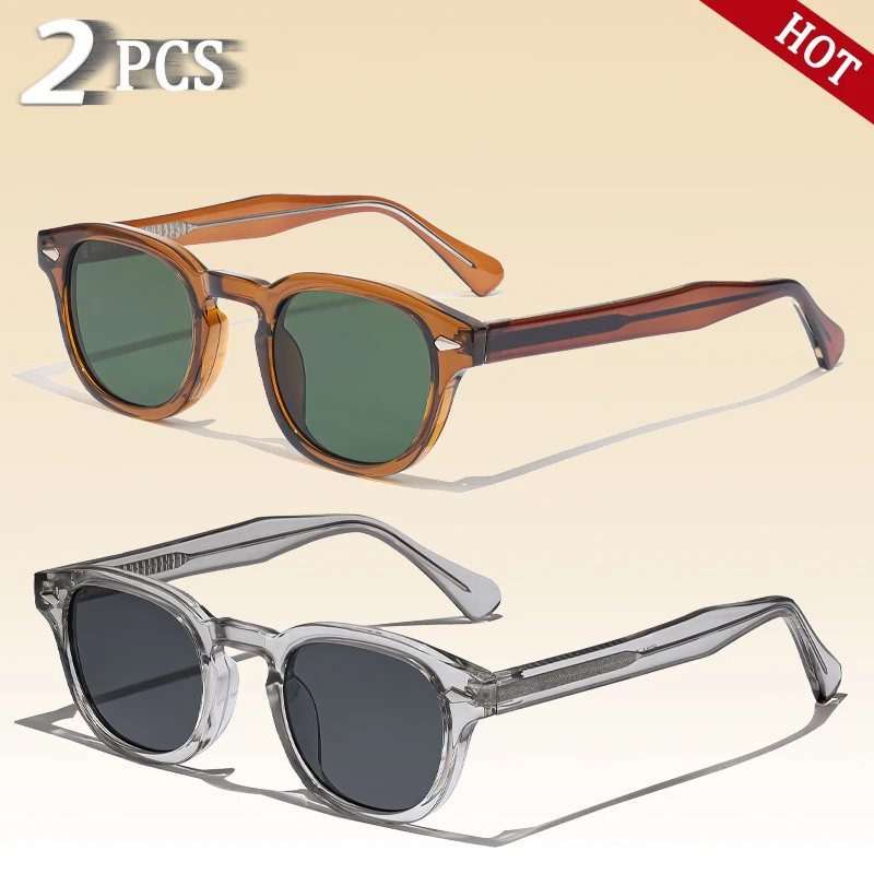 Retro Circular Sunglasses Men Women UV400 6 Retro Circular Sunglasses Men Women UV400 - Image 6